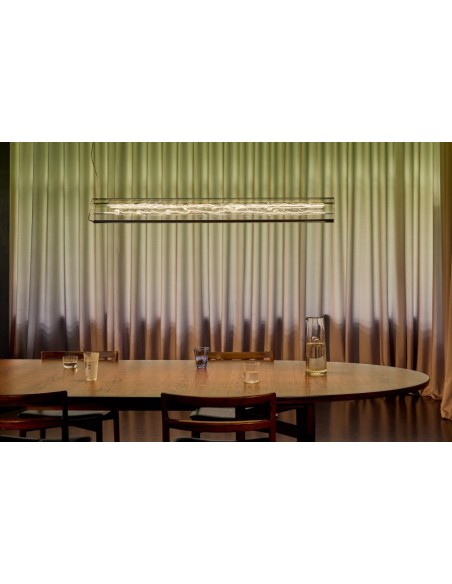 Ingo Maurer Nalum Lámpara Colgante Transparente | Diseño escultural LED