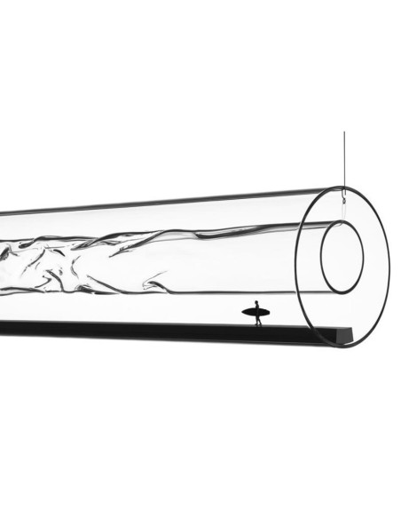 Ingo Maurer Nalum Lámpara Colgante Transparente | Diseño escultural LED