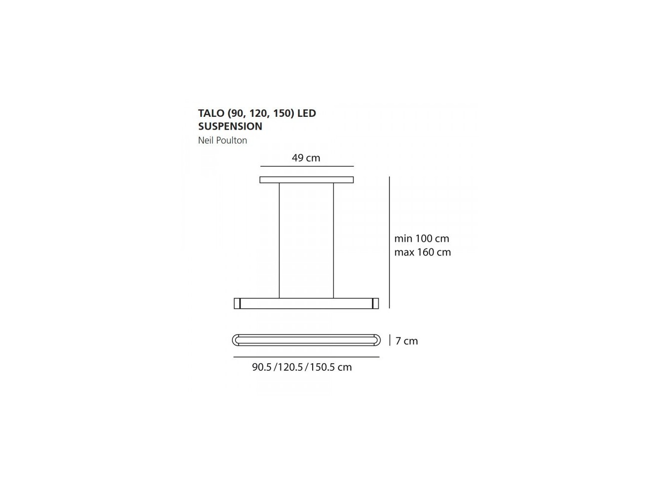 Talo 150 cm Suspensión