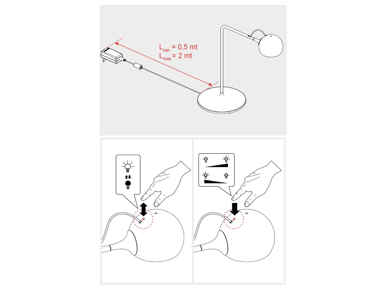 Artemide Ixa Lámpara de sobremesa