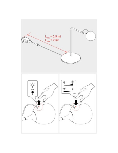 Artemide Ixa Lámpara de sobremesa