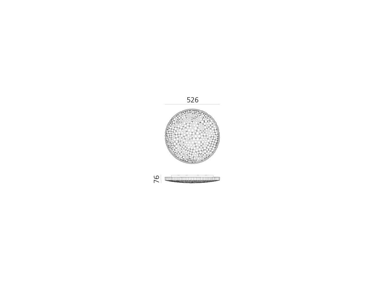 Artemide Calipso Lámpara de techo