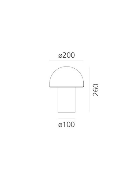 Artemide Onfale Piccolo Lámpara de sobremesa
