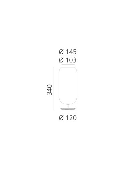 Artemide Gople Mini Lámpara de sobremesa