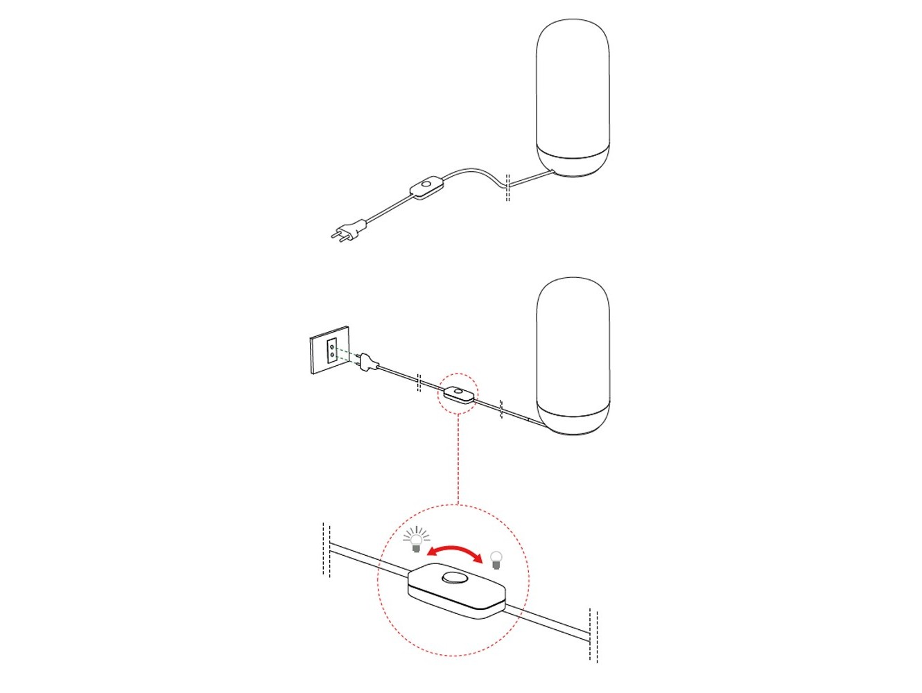 Artemide Gople Plug Lámpara de sobremesa