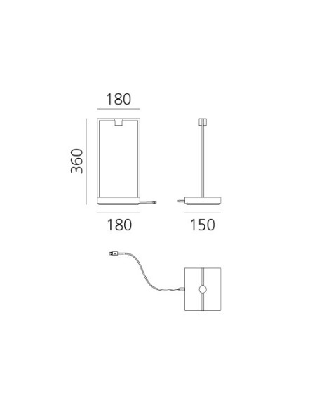 Artemide Curiosity 36 Lámpara de sobremesa
