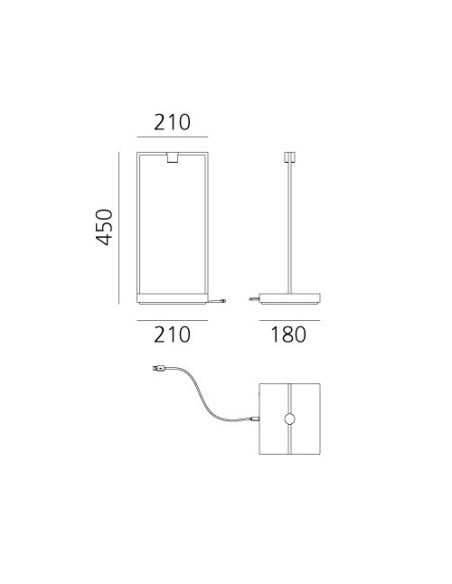 Artemide Curiosity 45 Focus Lámpara de sobremesa