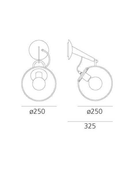 Artemide Miconos Aplique de pared