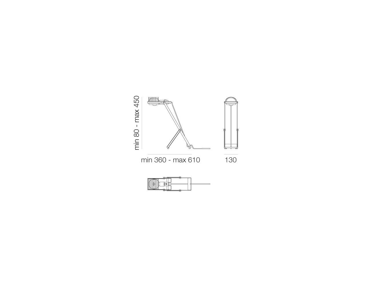 Artemide Sintesi Lámpara de sobremesa