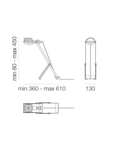 Artemide Sintesi Lámpara de sobremesa