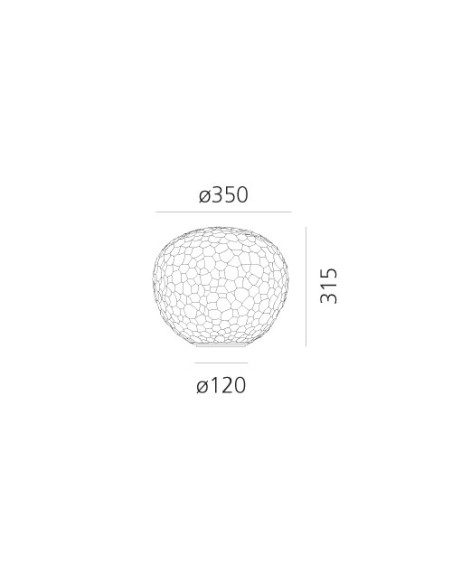 Artemide Meteorite 35 Lámpara de sobremesa