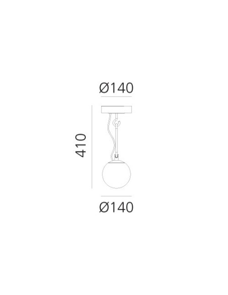 Artemide NH 14 Lámpara de techo
