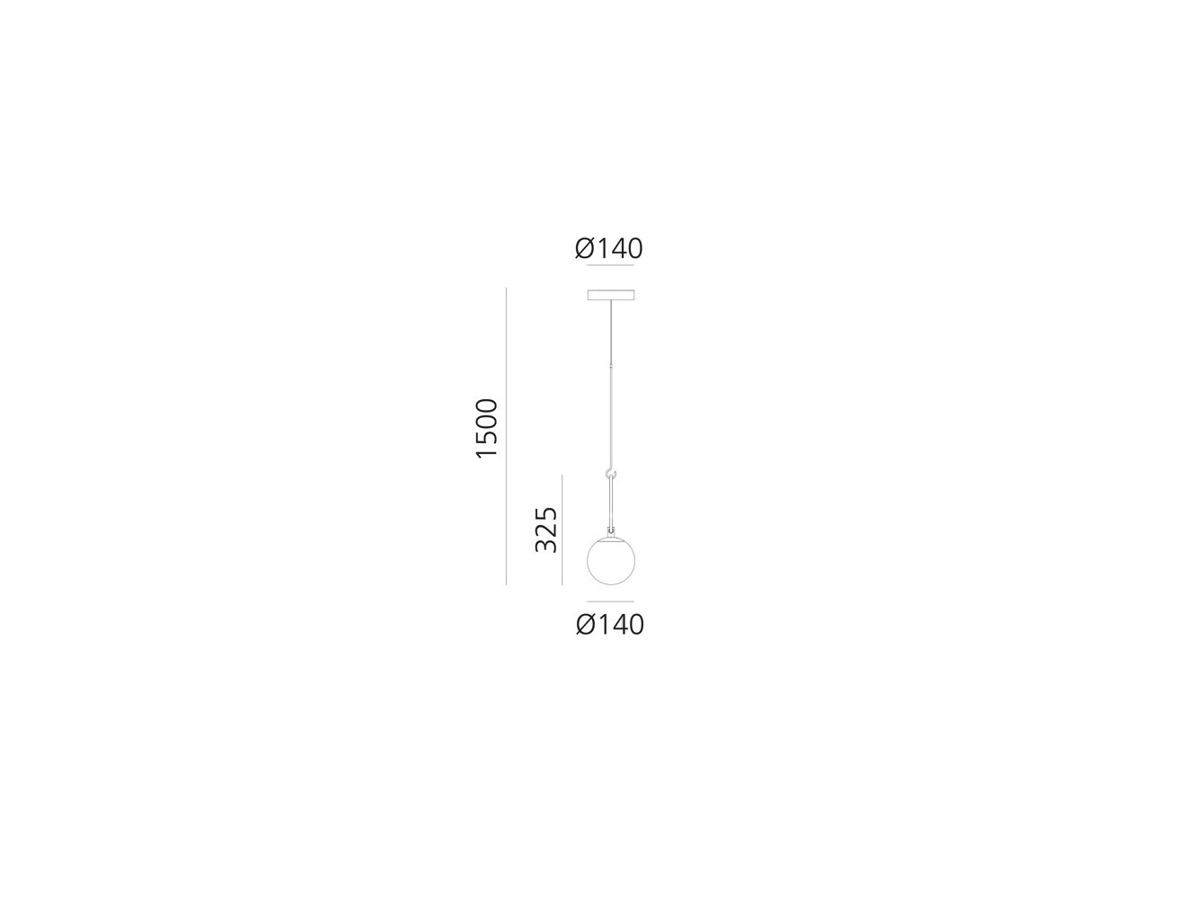 Artemide NH 14 Lámpara de suspensión
