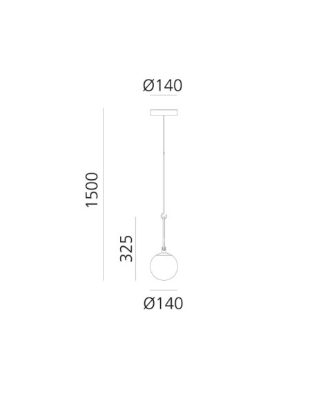 Artemide NH 14 Lámpara de suspensión