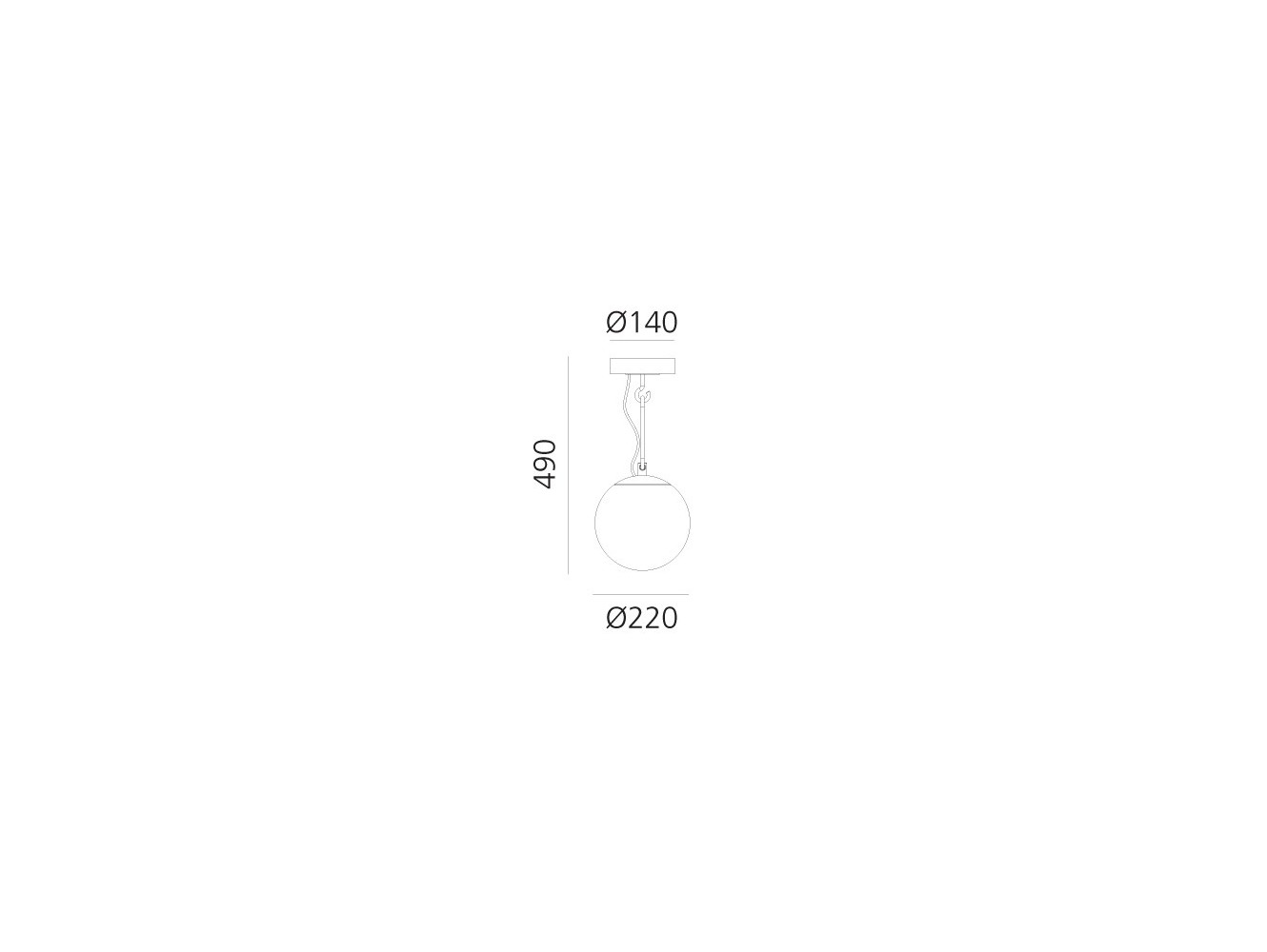 Artemide NH 22 Lámpara de techo