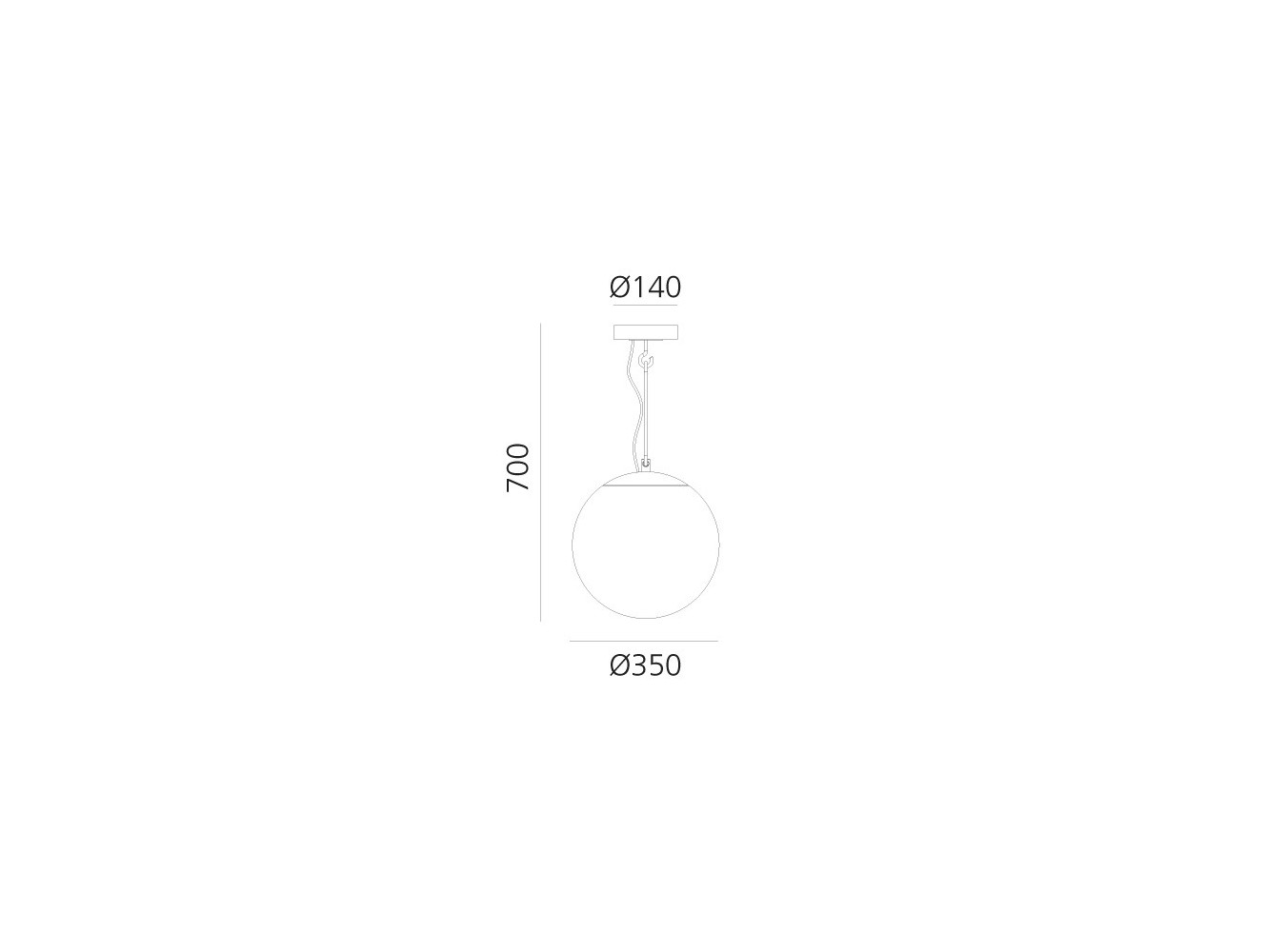 Artemide NH 35 Lámpara de techo