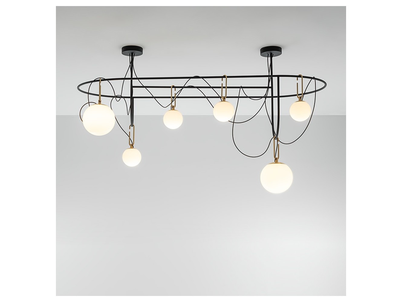 Artemide NH S5 Ellittica Lámpara de suspensión