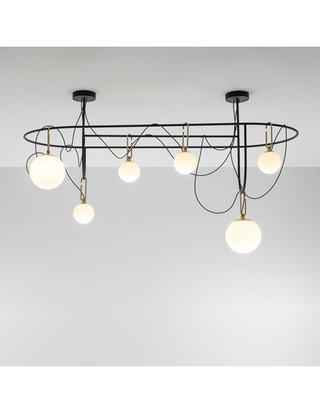 Artemide NH S5 Ellittica Lámpara de suspensión
