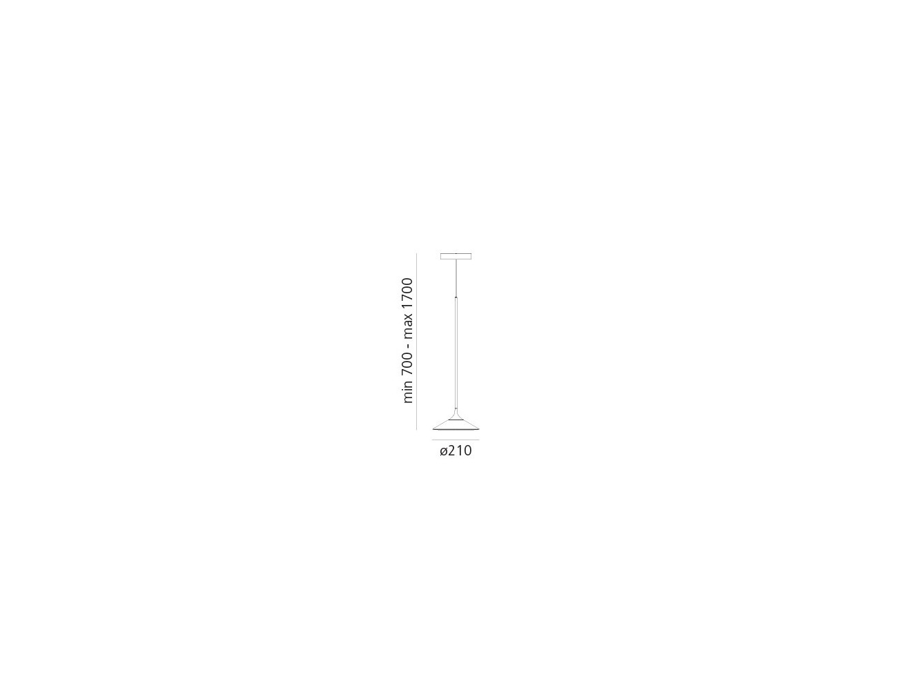 Artemide Orsa 21 Lámpara de suspensión