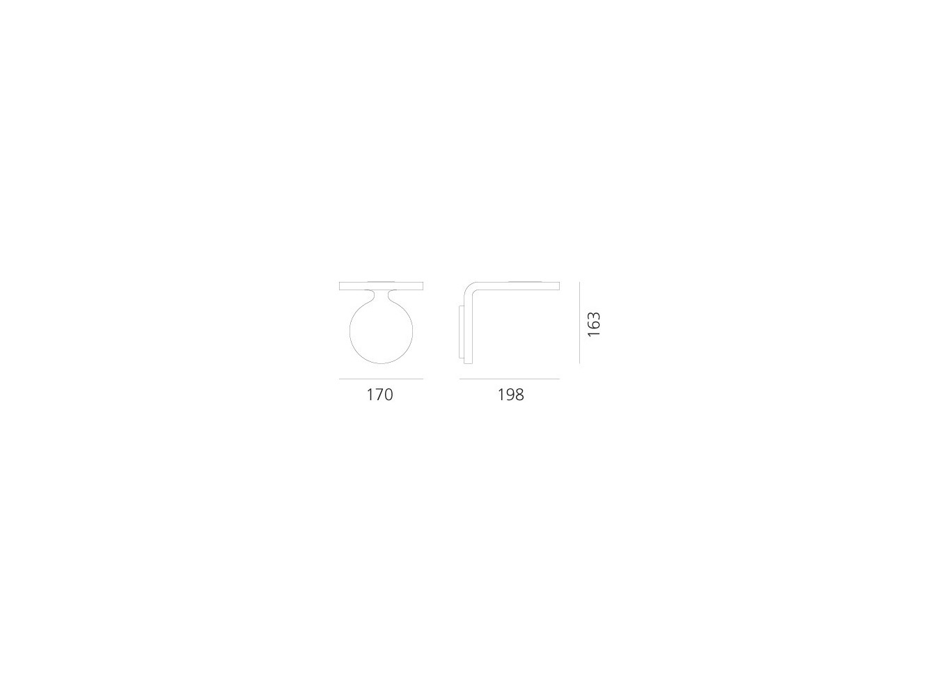 Artemide Rea 17 LED Aplique de pared