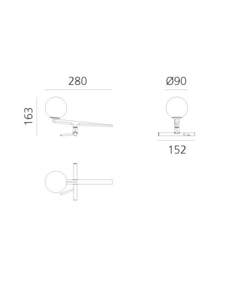Artemide Yanzi Lámpara de sobremesa