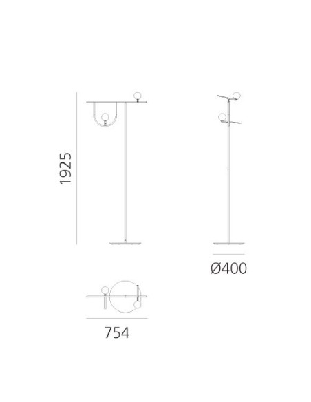 Artemide Yanzi Lámpara de pie