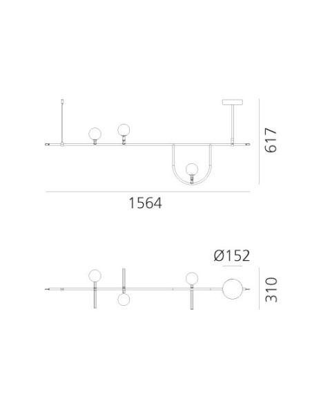 Artemide Yanzi S/c1 Lámpara de suspensión