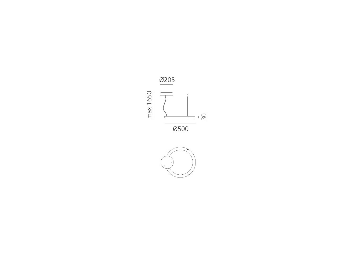 Artemide Ripple 50 Lámpara de suspensión