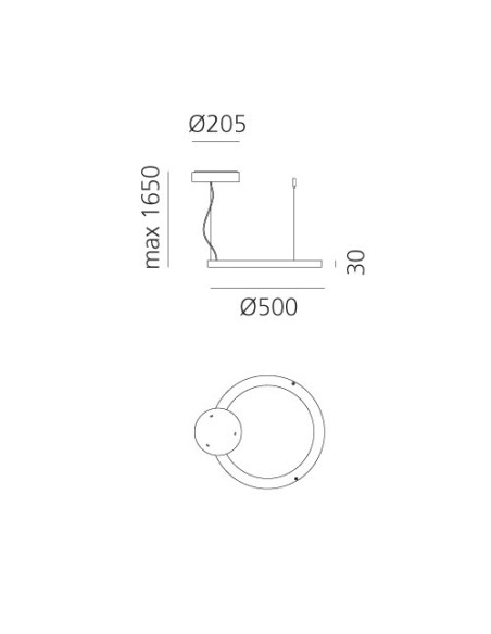 Artemide Ripple 50 Lámpara de suspensión