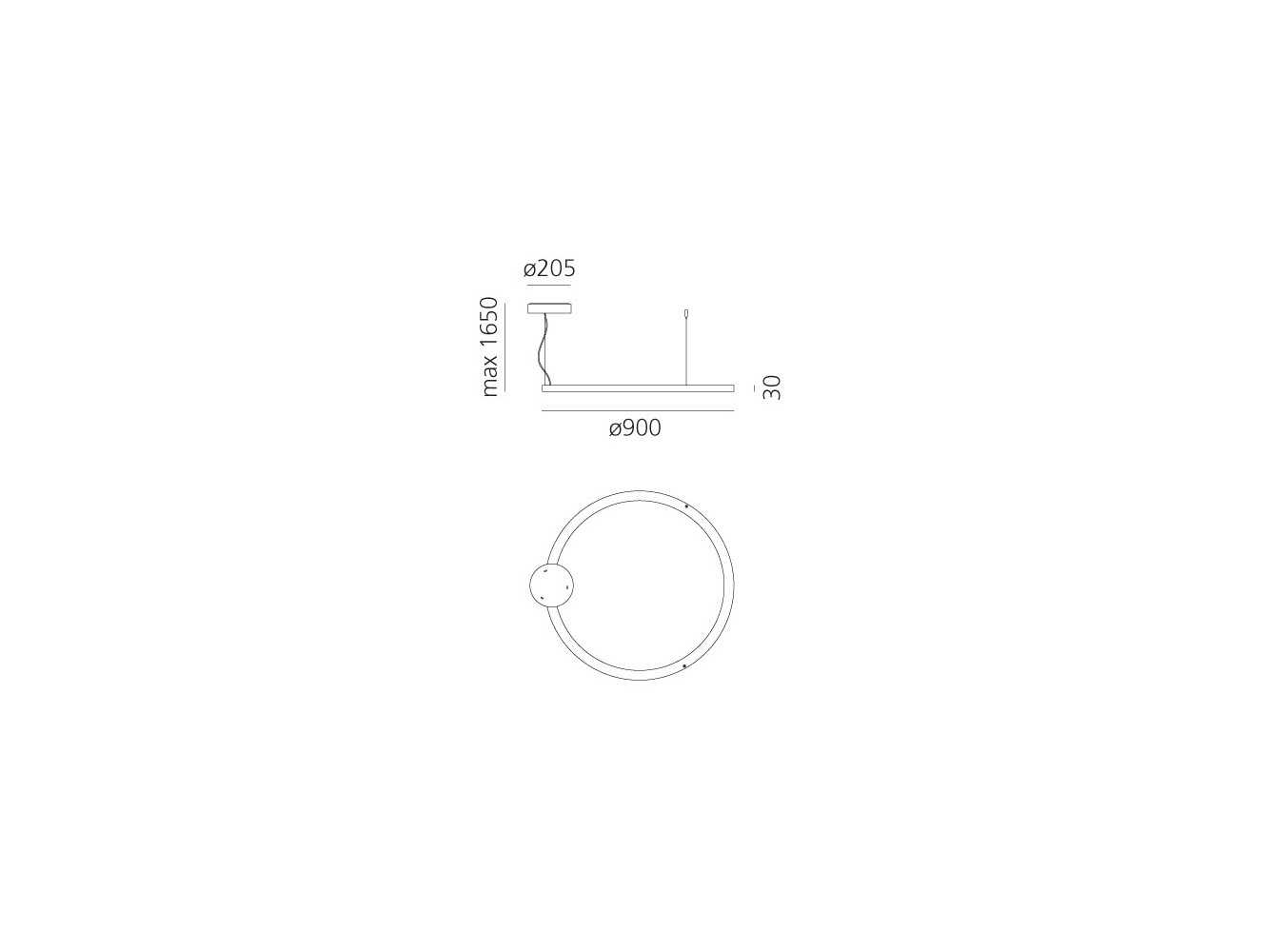 Artemide Ripple 90 Lámpara de suspensión