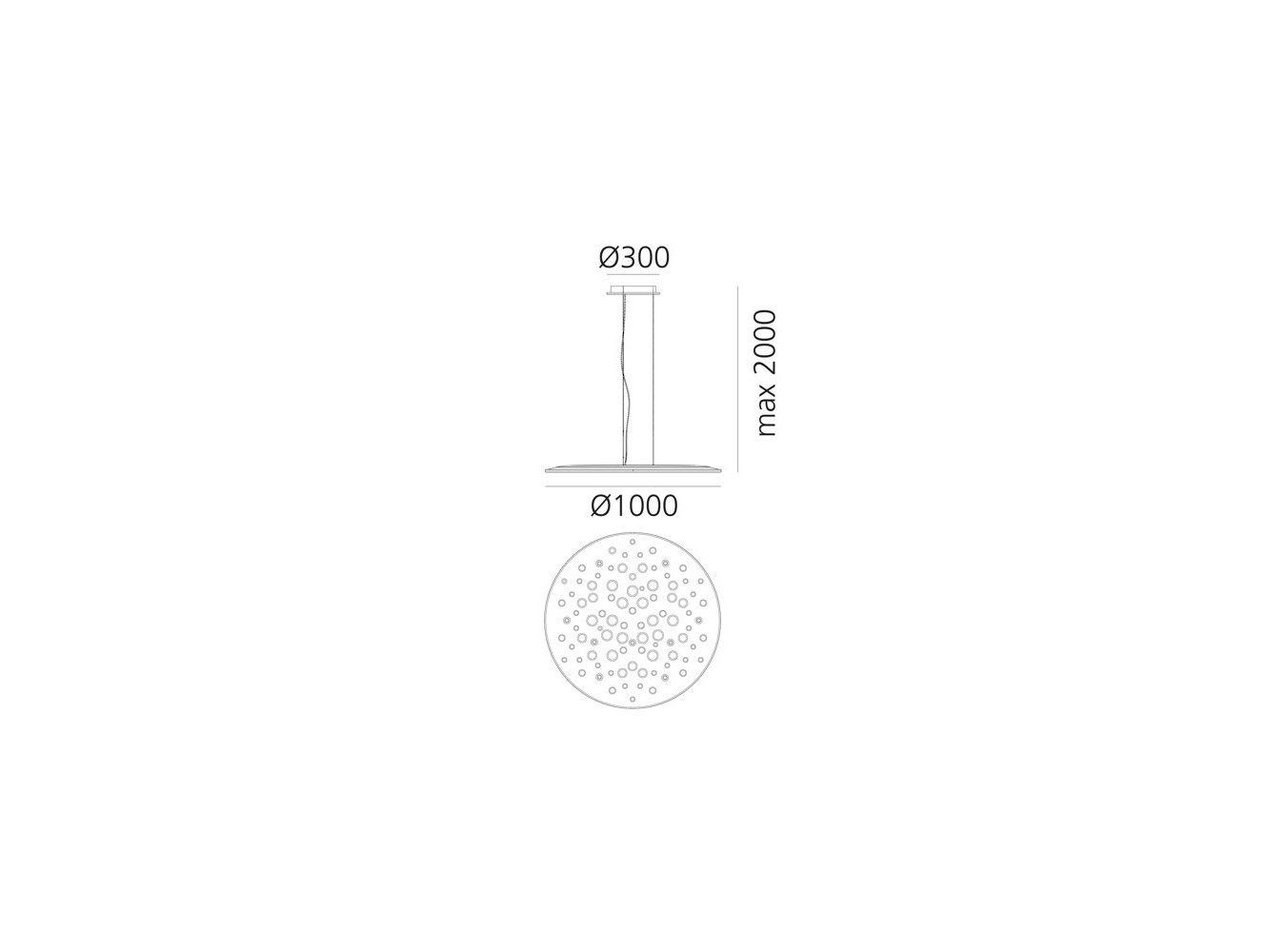 Artemide Silent Field 2.0 Dir+ind Lámpara de suspensión