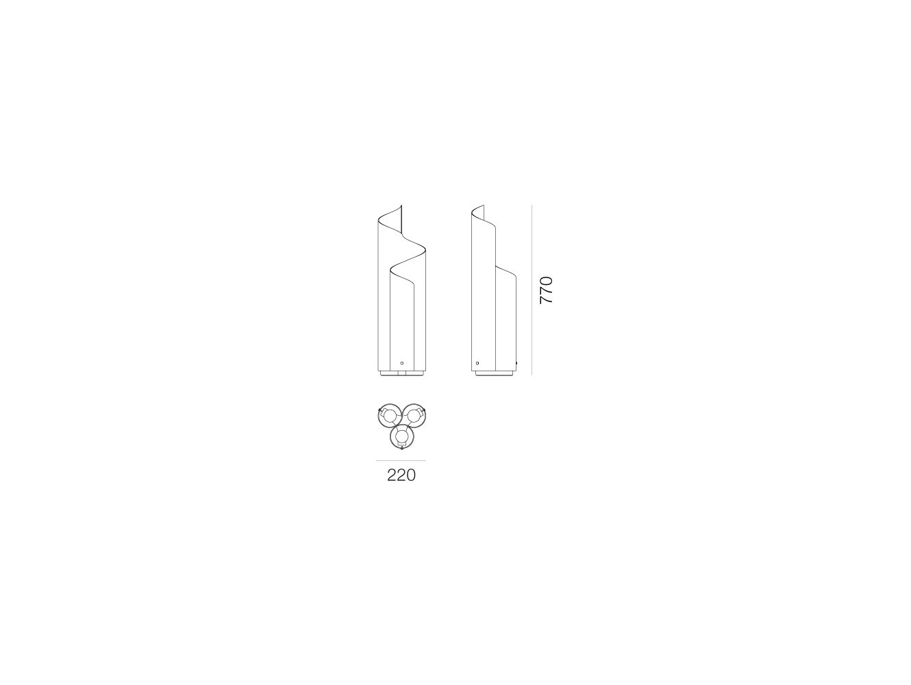Artemide Mezzachimera Lámpara de sobremesa