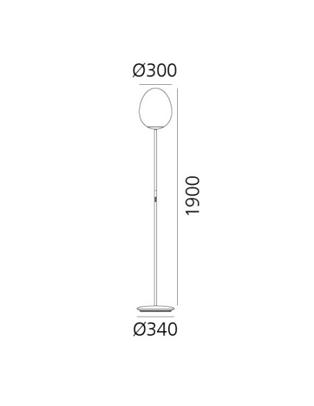 Artemide Stellar Nebula Lámpara de pie