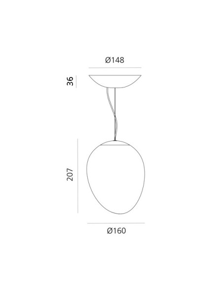 Artemide Stellar Nebula 16 Lámpara de suspensión