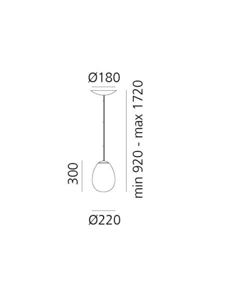 Artemide Stellar Nebula 22 Lámpara de suspensión