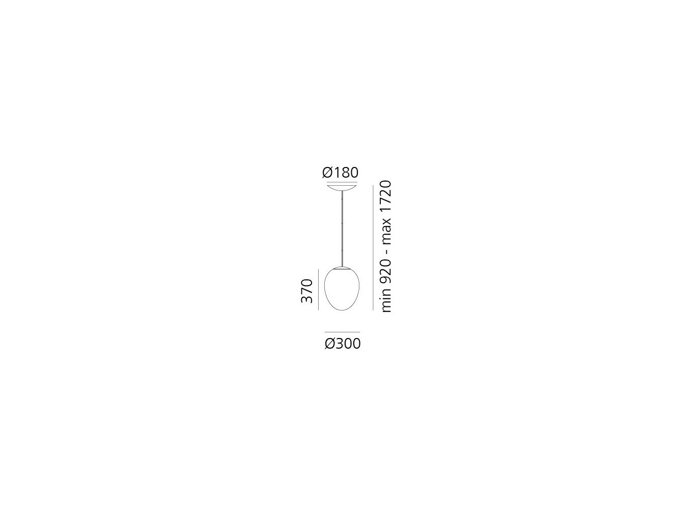 Artemide Stellar Nebula 30 Lámpara de suspensión