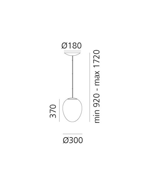 Artemide Stellar Nebula 30 Lámpara de suspensión