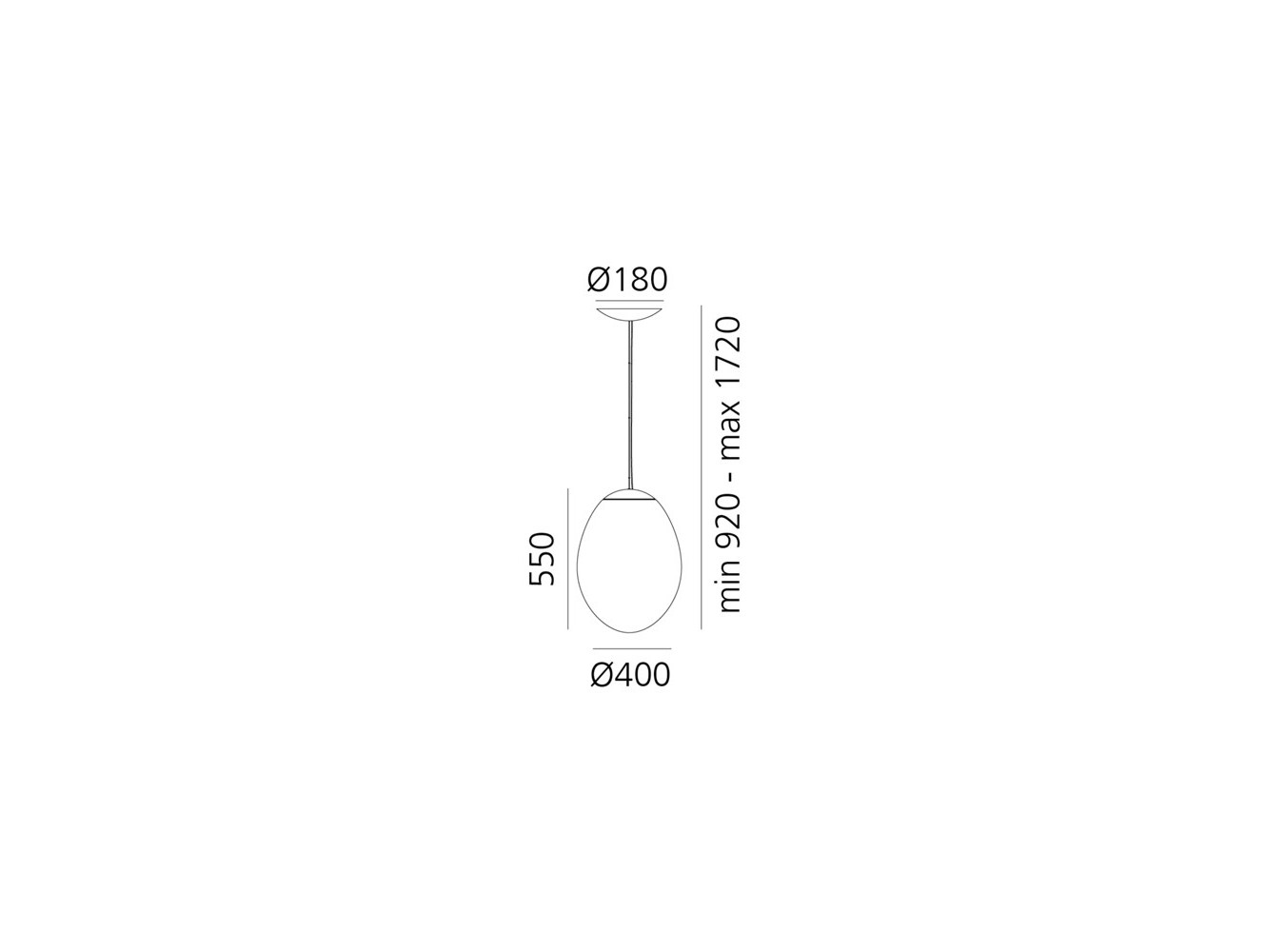 Artemide Stellar Nebula 40 Lámpara de suspensión