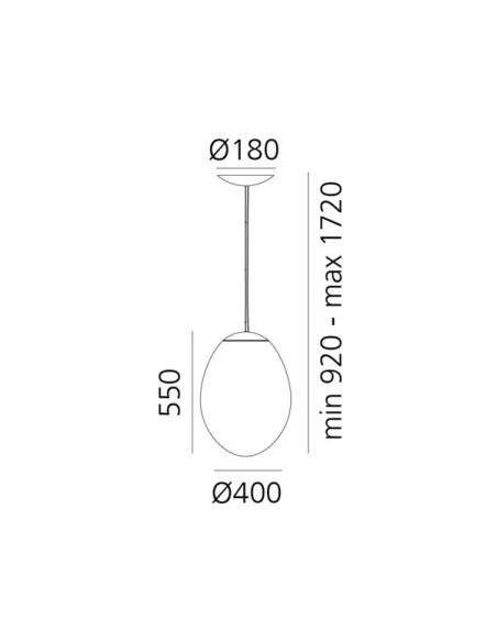 Artemide Stellar Nebula 40 Lámpara de suspensión