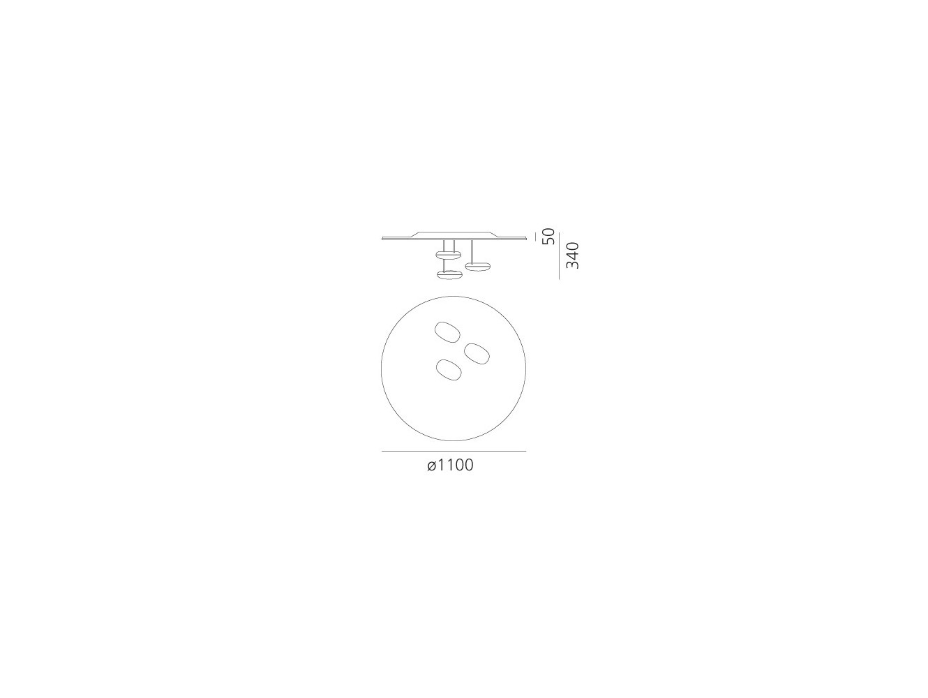Artemide Droplet Lámpara de techo