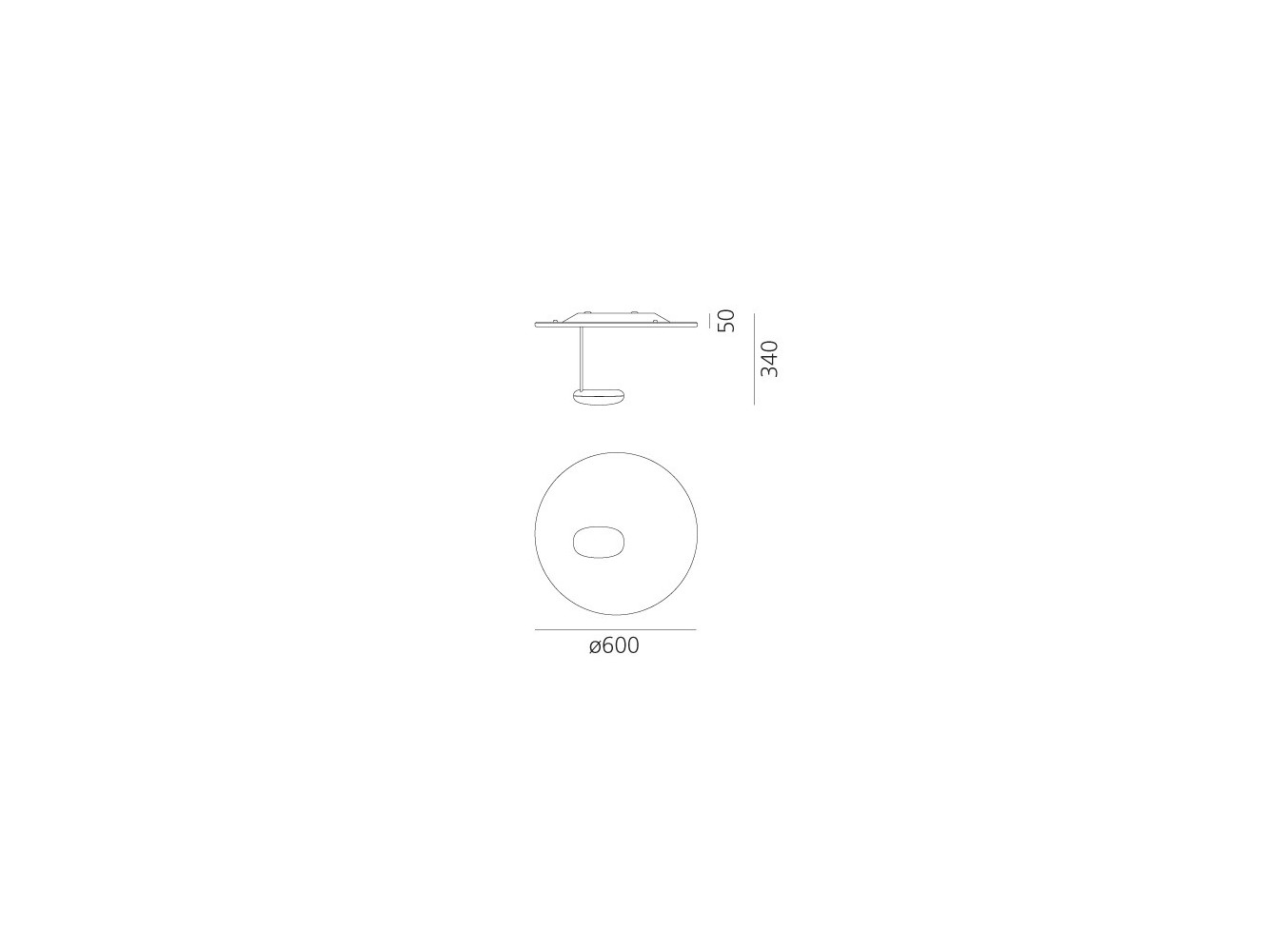 Artemide Droplet Mini Lámpara de techo