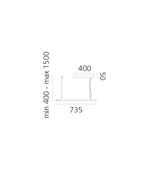 Artemide Discovery Space Rectangular Lámpara de suspensión