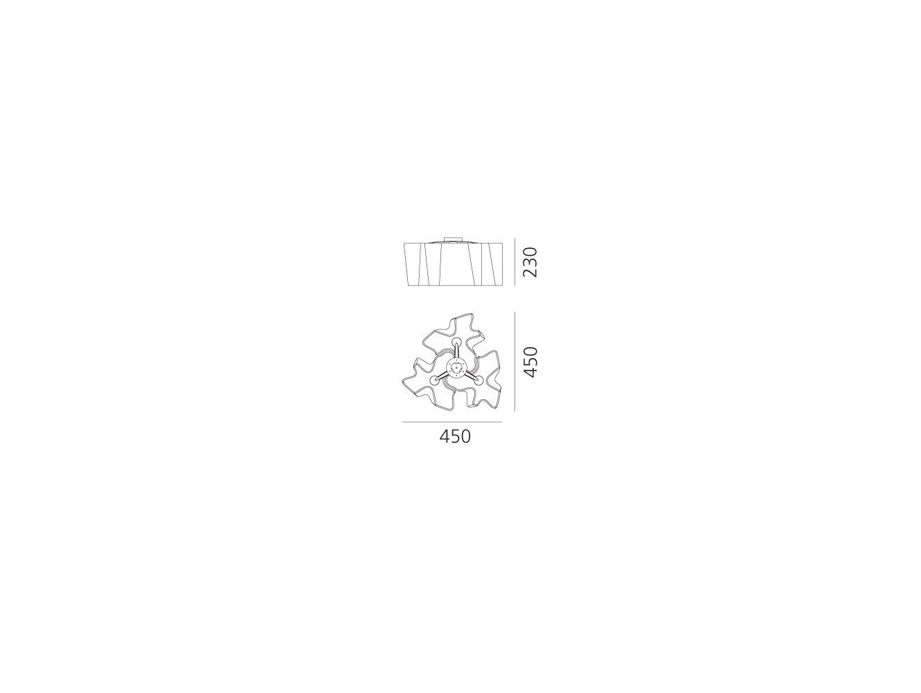Artemide Logico Mini C 3x120° Lámpara de techo