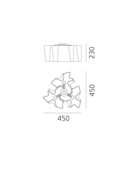 Artemide Logico Mini C 3x120° Lámpara de techo