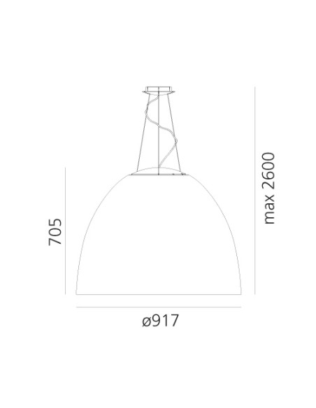 Artemide Nur Acoustic Lámpara de suspensión