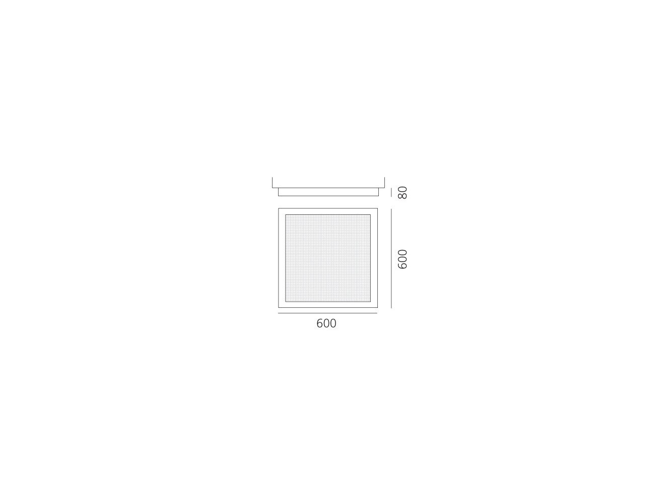 Artemide Altrove 600 Lámpara de pared y techo