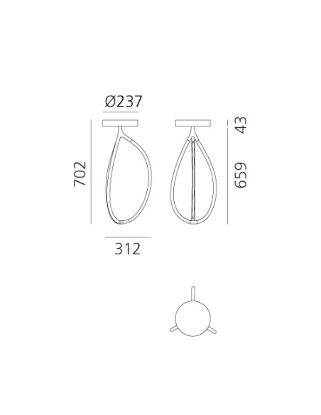 Artemide Arrival Lámpara de techo