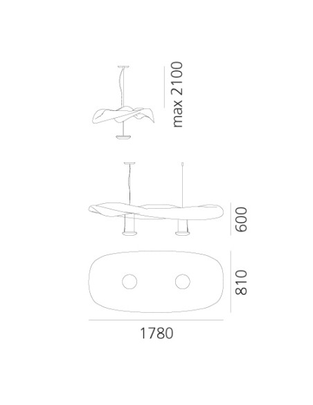 Artemide Cosmic Angel Lámpara de suspensión