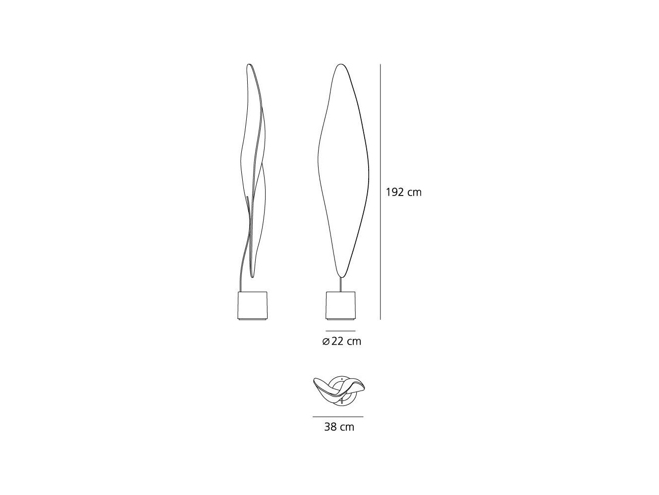 Artemide Cosmic Leaf Lámpara de pie