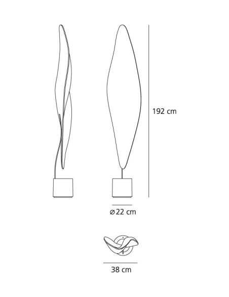 Artemide Cosmic Leaf Lámpara de pie